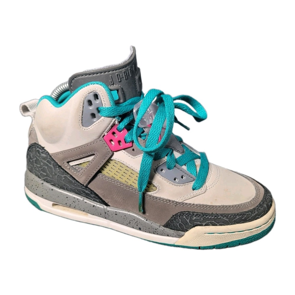 Nike Air Jordan Spizike Miami Vice Shoes Boys Size 6Y Sneakers 317321-063